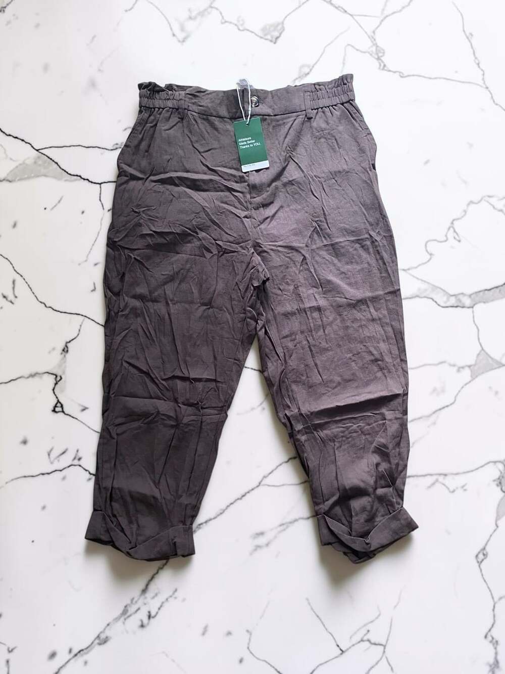 Women's Mid Rise Casual Joggers with Pockets - ,